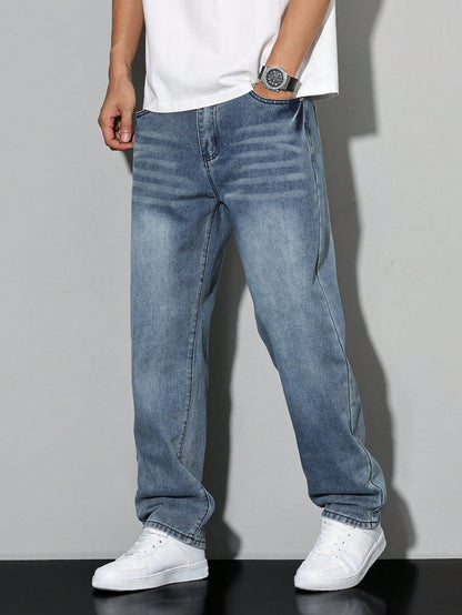 Daan | Einfarbige lässige Herrenjeans