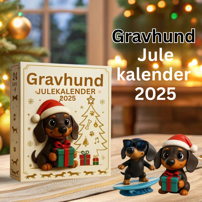 Dackel-Adventskalender 2025 – ein 24-tägiger Kalender mit Mini-Dackelfiguren für Hundeliebhaber 1
