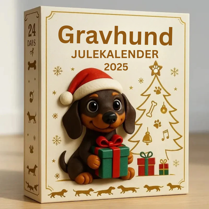 Dackel-Adventskalender 2025 – ein 24-tägiger Kalender mit Mini-Dackelfiguren für Hundeliebhaber 4