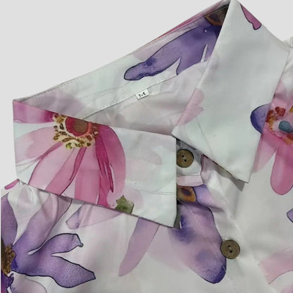 Damen Bluse | Blumenmuster für Frühling und Sommer