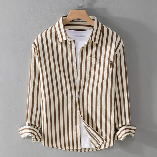 Damen Bluse | Freizeitmode Frühling/Sommer für Frauen mit Vertikalem Streifenmuster