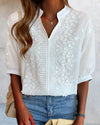 Damen Bluse mit V-Ausschnitt | Sommermode für Frauen