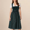 Damen Dirndl in Dunkelgrün – Oktoberfest | Klassische Tracht mit eleganter Note