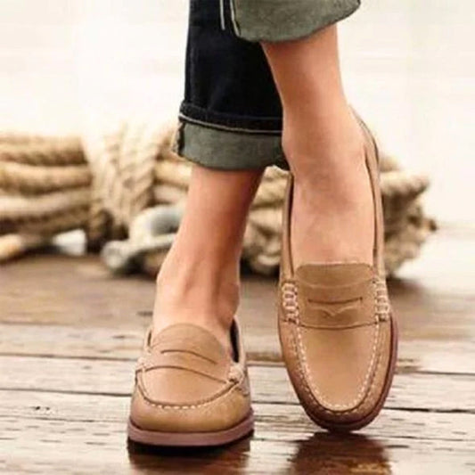 Damen Loafers mit Orthopädischem Komfort und Penny Strap – Elegante Slip-Ons für Alltag und Business