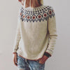 Damen Pullover | Wintermode für Damen mit geometrischem Muster