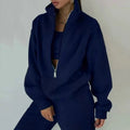 Damen Set | Winter Sweatshirt und Hose für Freizeit und Sport