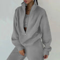 Damen Set | Winter Sweatshirt und Hose für Freizeit und Sport