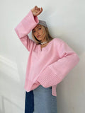 Damen V-Ausschnitt Pullover – lässiger Style für jeden Anlass, bequem und atmungsaktiv