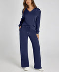 Damen Zweiteiliges Set | Sport Sweatshirt und Weite Hose für Herbst/Winter