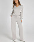 Damen Zweiteiliges Set | Sport Sweatshirt und Weite Hose für Herbst/Winter