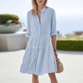 Damenkleid | Gestreiftes Kleid für Sommer für Damen