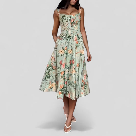 Damenkleid | Hochzeitsgast Kleid Sommer für Damen