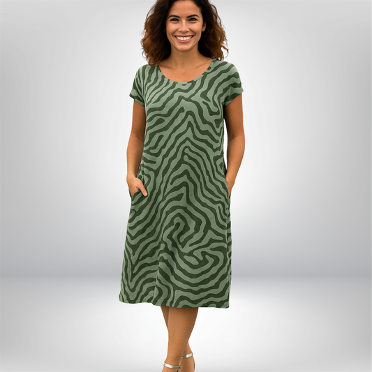 Damenkleid | Kleider für Sommer | Figurschmeichelndes A-Linien-Kleid