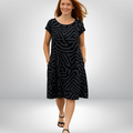 Damenkleid | Kleider für Sommer | Figurschmeichelndes A-Linien-Kleid