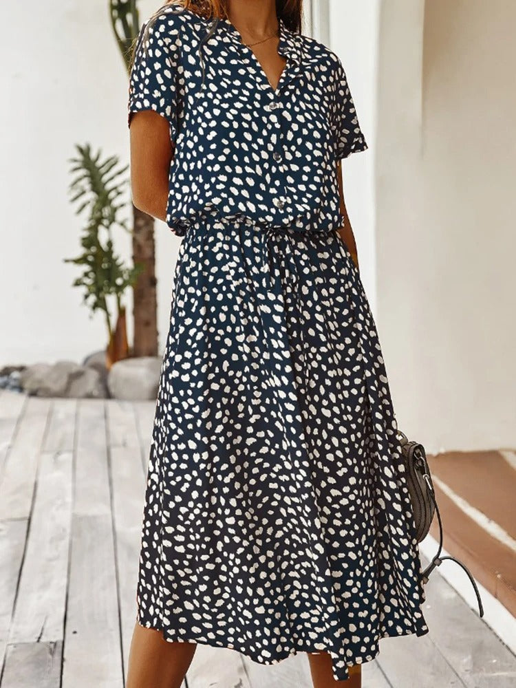 Damenkleid | Midi-Jurk für Sommerkleider Damen