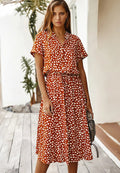 Damenkleid | Midi-Jurk für Sommerkleider Damen