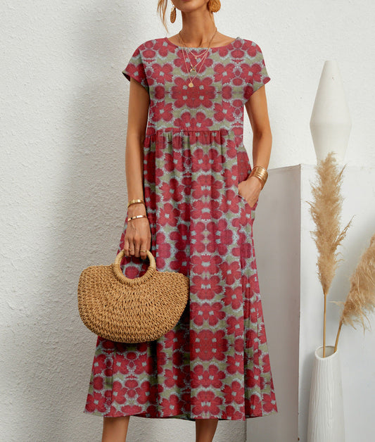 Damenkleid | Midi Kleid für Festliche Anlässe und Alltag