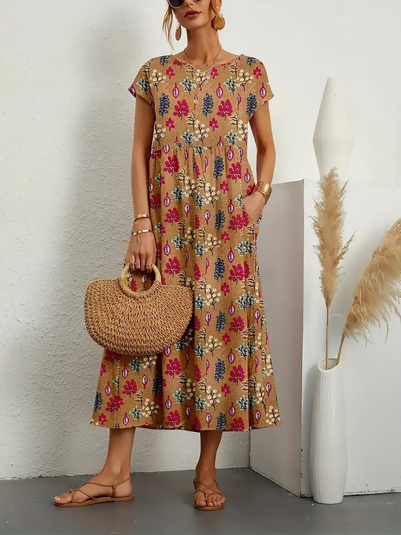 Damenkleid | Midi Kleid für Festliche Anlässe und Alltag