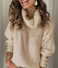 Damenpullover | Turtleneck Pullover für Herbst und Winter