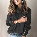 Damenpullover | Turtleneck Pullover für Herbst und Winter