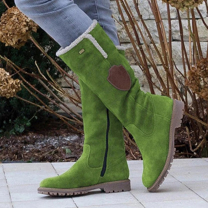 Damenstiefeletten – Profilsohle – Seitlicher Reißverschluss – Lockere Passform