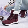 Damenstiefeletten – gesteppt – Fleecefutter – Schnürung – Profilsohle – wasserabweisend