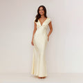 Elina | Abend Maxikleid mit V-Ausschnitt