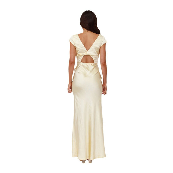 Elina | Abend Maxikleid mit V-Ausschnitt