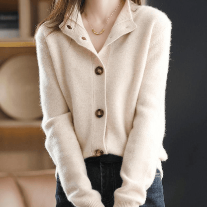 Darla Damen Kaschmir-Cardigan – Weicher und stylischer Pullover mit bequemer Passform 0
