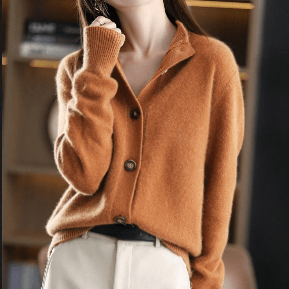 Darla Damen Kaschmir-Cardigan – Weicher und stylischer Pullover mit bequemer Passform 6