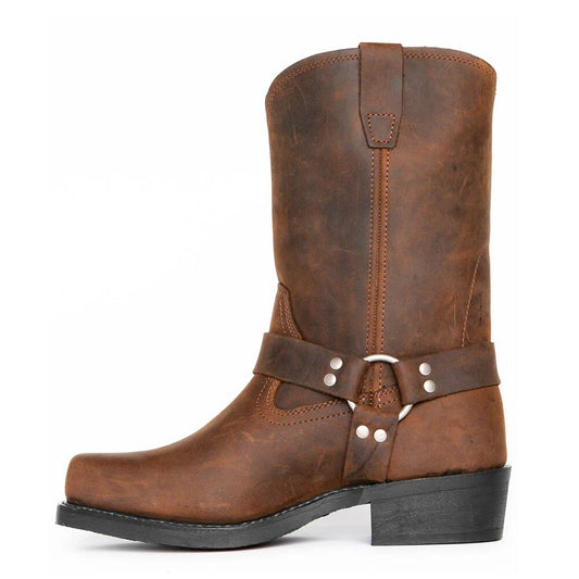 Dean | Herren Cowboystiefel mit Schnallengürtel