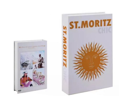Dekorative Bücher in farbenfrohen, fröhlichen Designs – ideal für Wohnzimmer, Regale und Couchtische, hochwertiges Material