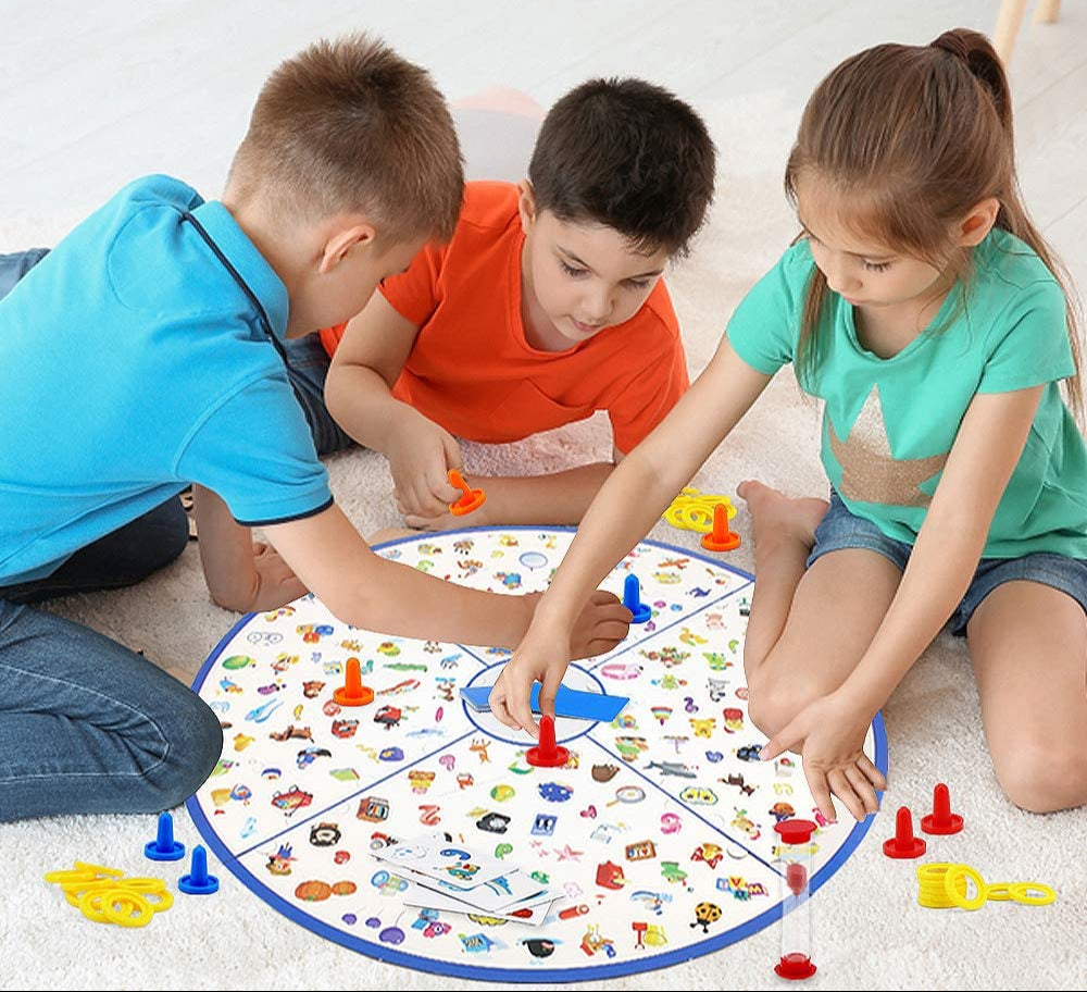 Detektivspiel für Kinder ab 3 Jahren – Fördert Wahrnehmung und motorische Fähigkeiten – Familienspiel mit buntem Design