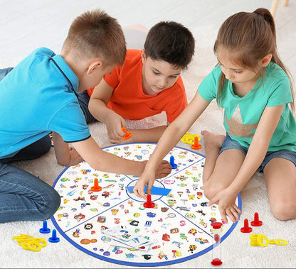 Detektivspiel für Kinder ab 3 Jahren – Fördert Wahrnehmung und motorische Fähigkeiten – Familienspiel mit buntem Design