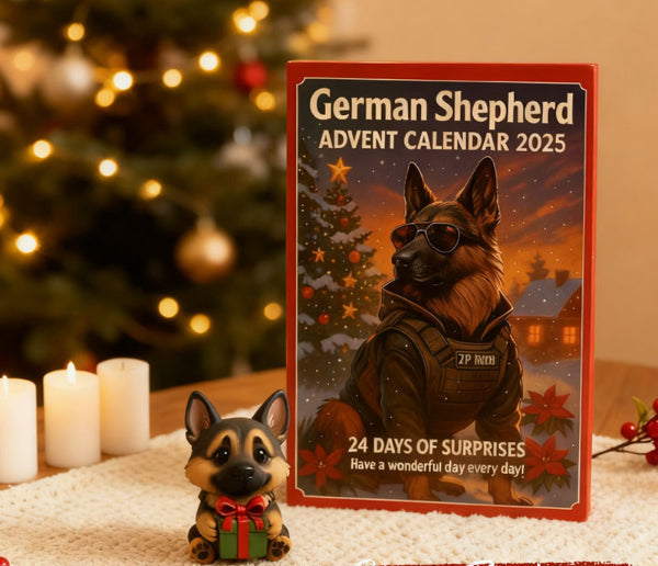 Deutscher Schäferhund-Adventskalender 2025 – ein 24-tägiger Kalender mit Überraschungen und Hundefiguren für Tierliebhaber 2