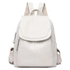 Diebstahlsicherer Lederucksack Damen | Rucksack für Reisen und Alltag