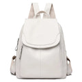 Diebstahlsicherer Lederucksack Damen | Rucksack für Reisen und Alltag