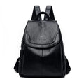 Diebstahlsicherer Lederucksack Damen | Rucksack für Reisen und Alltag