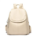 Diebstahlsicherer Lederucksack Damen | Rucksack für Reisen und Alltag