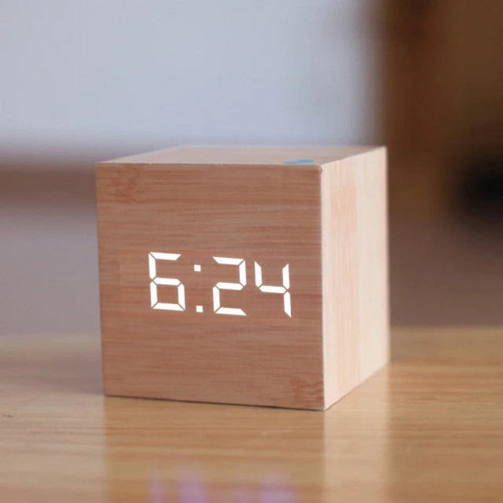 Digitaler Wecker | Mini LED Digitalwecker für Schlafzimmer, Küche und Wohnzimmer