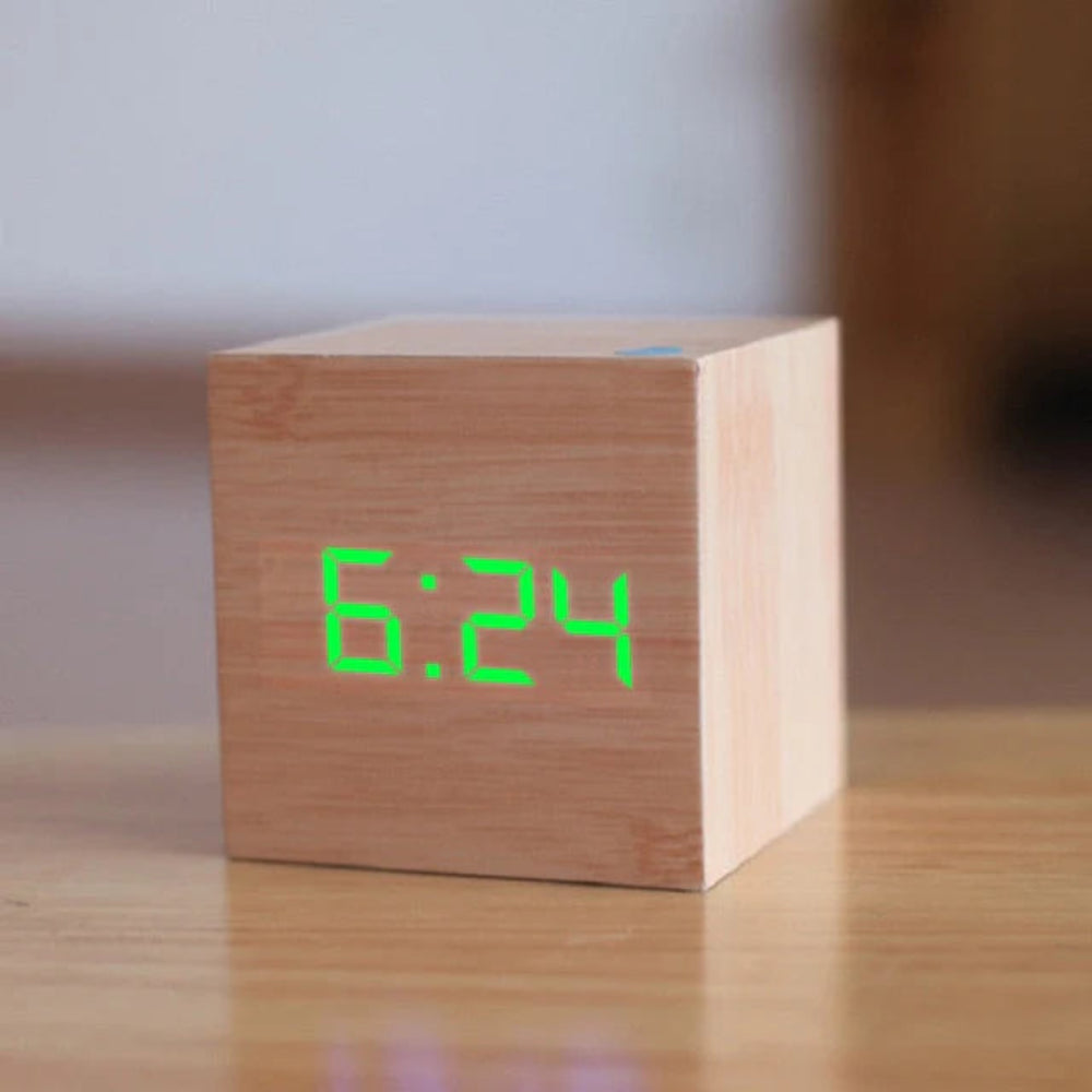Digitaler Wecker | Mini LED Digitalwecker für Schlafzimmer, Küche und Wohnzimmer