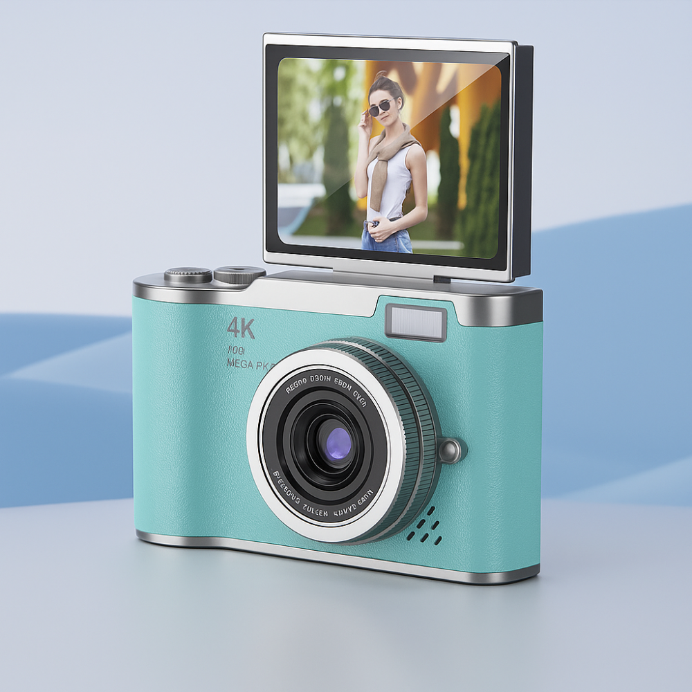 Digitalkamera-Geschenk 4K Klappbildschirm Vlogging-Videorecorder 9