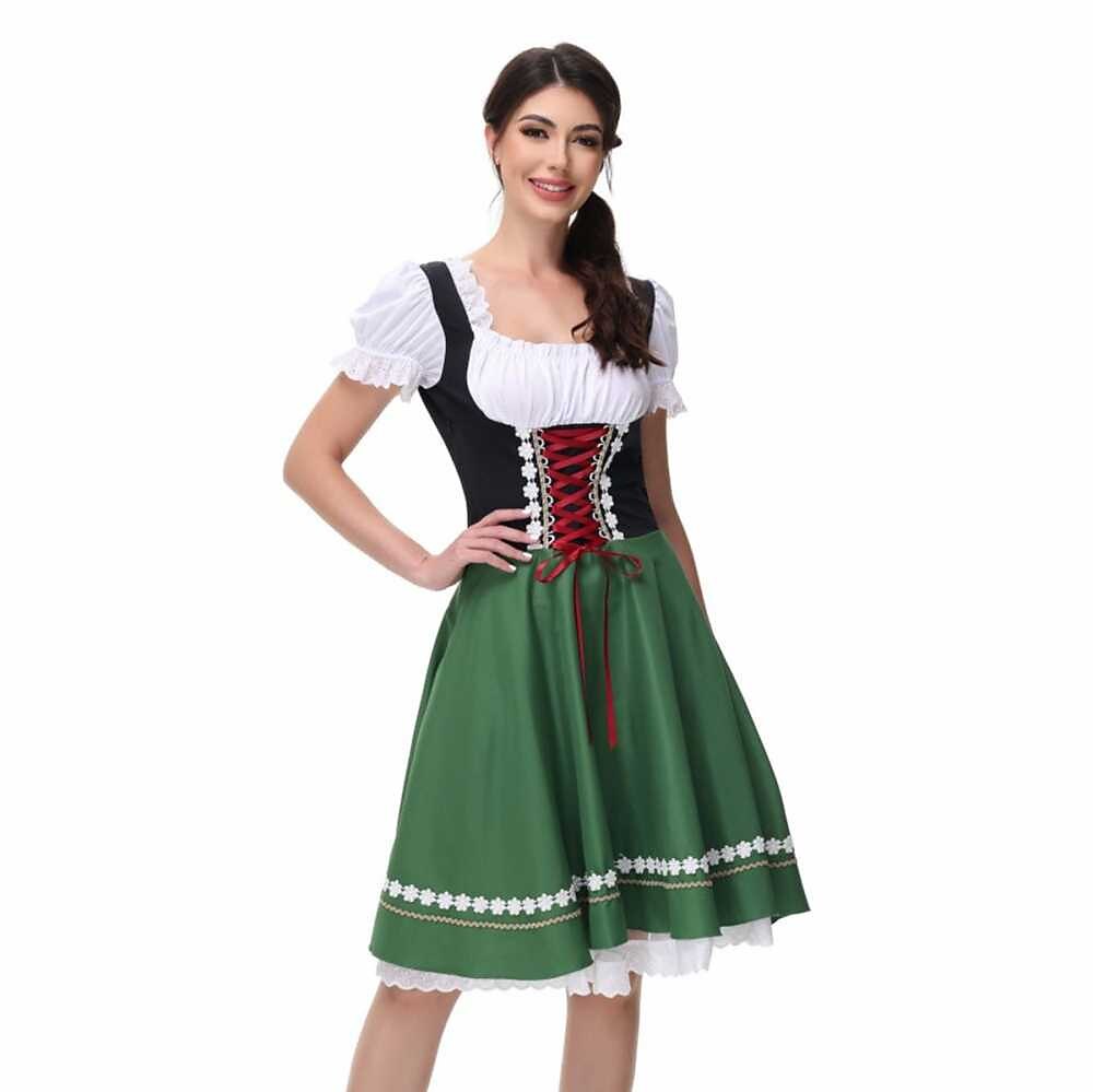 Dirndl mit Bluse – Oktoberfest | Klassisches Trachtenoutfit für Damen