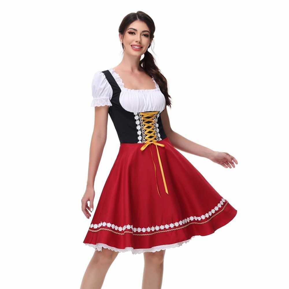 Dirndl mit Bluse – Oktoberfest | Klassisches Trachtenoutfit für Damen