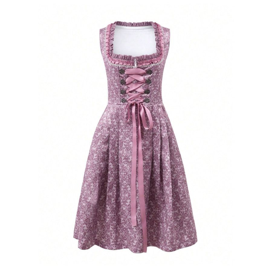 Dirndl mit Spitzenschürze – Oktoberfest | Elegante Tracht mit feinen Details