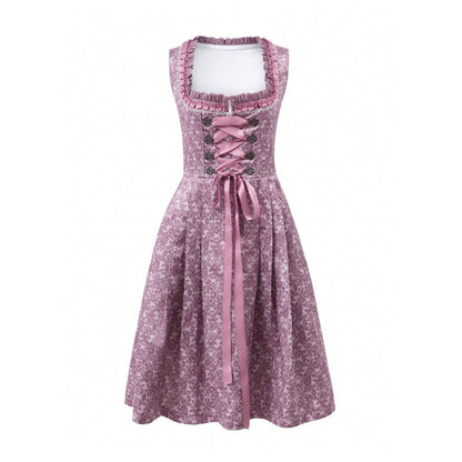 Dirndl mit Spitzenschürze – Oktoberfest | Elegante Tracht mit feinen Details