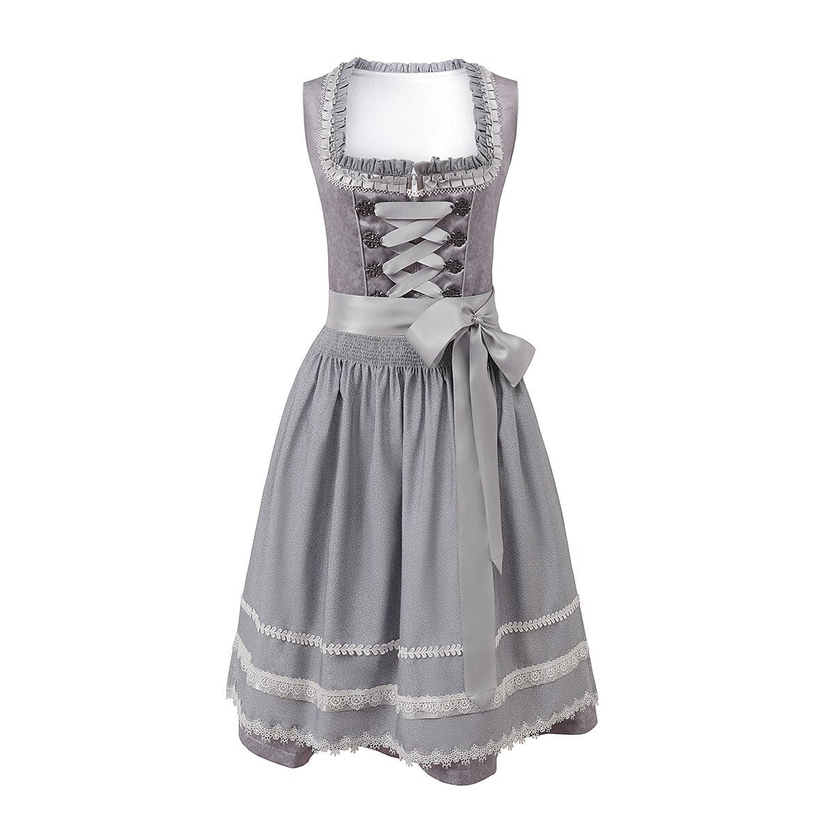 Dirndl mit Spitzenschürze – Oktoberfest | Elegante Tracht mit feinen Details