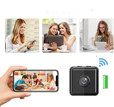 Drahtlose 1080P Mini WiFi Sicherheitskamera mit Wetterfestem Design und App-Steuerung – Innen- und Außeneinsatz