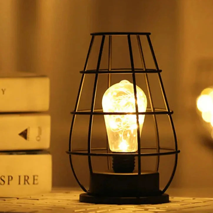 Lampe LED sans fil en forme de vase, éclairage économe en énergie pour les espaces intérieurs et extérieurs, blanc chaud, fonctionne sur piles