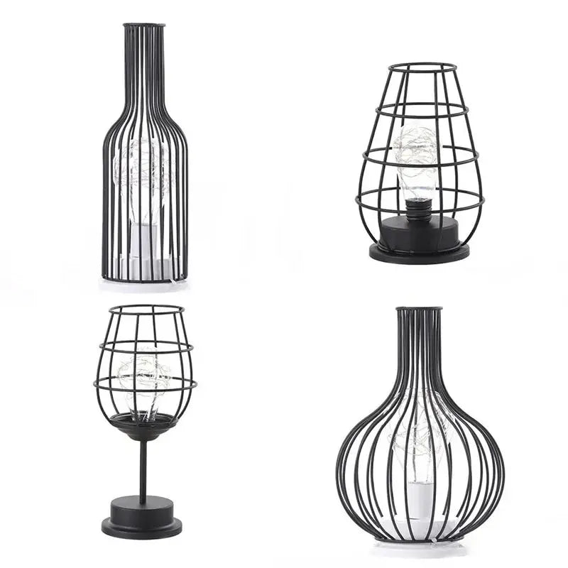 Lampe LED sans fil en forme de vase, éclairage économe en énergie pour les espaces intérieurs et extérieurs, blanc chaud, fonctionne sur piles